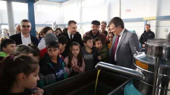 Tarımsal üretim ve tarladan sofraya gıda güvenilirliği bilincinin oluşturulması projesi dahilinde öğrencilere uygulamalı eğitim verildi