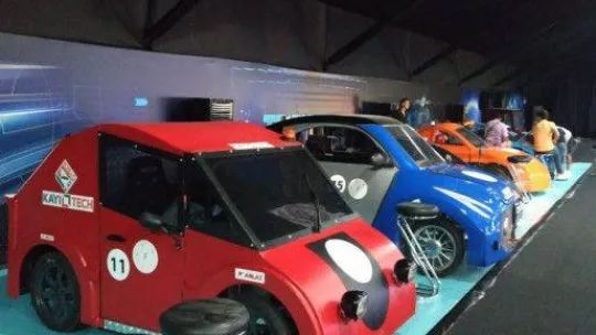 Tasarladıkları elektrikli araç TEKNOFEST'te görücüye çıktı