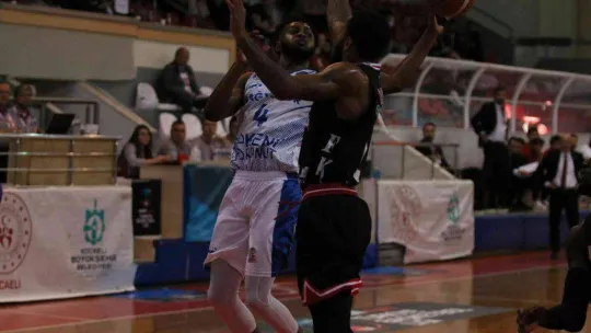 TBL: Kocaeli BŞB Kağıtspor: 75 - Yılyak Samsunspor Basketbol: 98