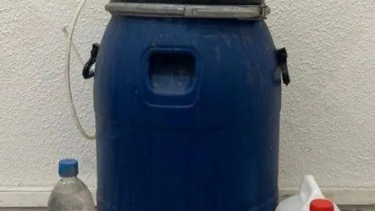 Tekirdağ'da 1 ton 370 litre kaçak alkol ele geçirildi