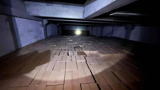 Tekirdağ'da 420 milyon makaron ele geçirildi