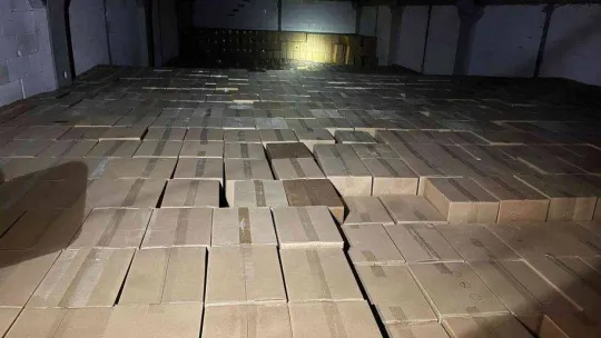 Tekirdağ'da 420 milyon makaron ele geçirildi