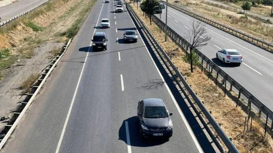 Tekirdağ'da bayram tatili sonrası dönüş yoğunluğu yaşanıyor