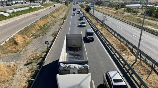 Tekirdağ'da bayram tatili sonrası dönüş yoğunluğu yaşanıyor