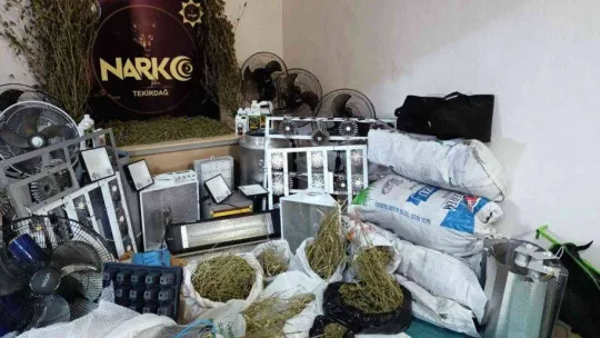 Tekirdağ'da çiftlik evine uyuşturucu operasyonu: 4 tutuklama