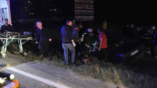 Tekirdağ'da feci kaza: 2'si ağır 9 yaralı