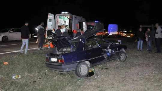 Tekirdağ'da feci kaza: 2'si ağır 9 yaralı