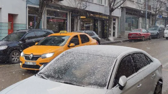 Tekirdağ'da kar yağışı