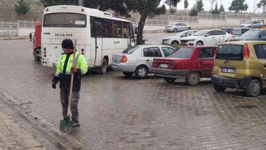 Tekirdağ'da kar yağışı