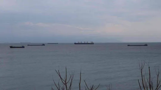 Tekirdağ'da karaya oturan 190 metrelik gemi kurtarıldı