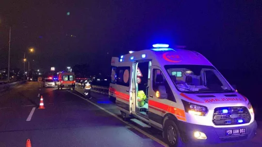 Tekirdağ'da kontrolden çıkan araç dereye uçtu: 1 ölü, 3 yaralı