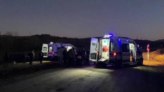 Tekirdağ'da trafik kazası: 7 yaralı