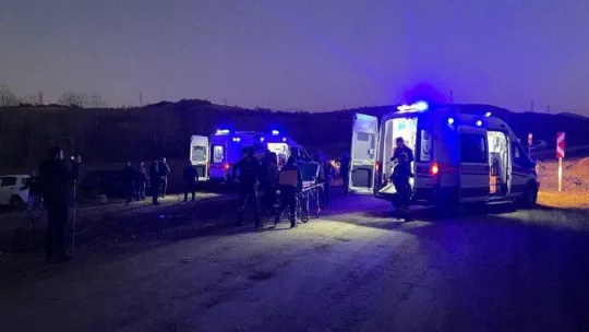 Tekirdağ'da trafik kazası: 7 yaralı