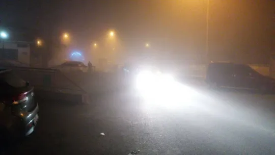 Tekirdağ'da yoğun sis ulaşımı olumsuz etkiledi