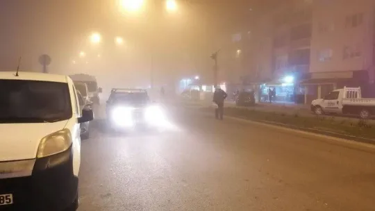 Tekirdağ'da yoğun sis ulaşımı olumsuz etkiledi