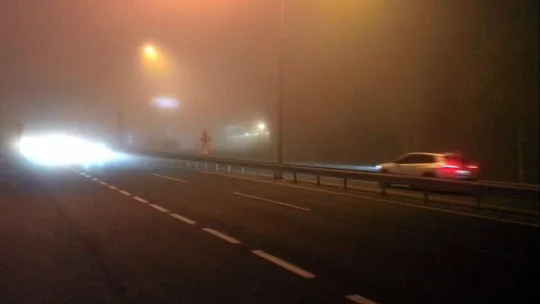 Tekirdağ'da yoğun sis