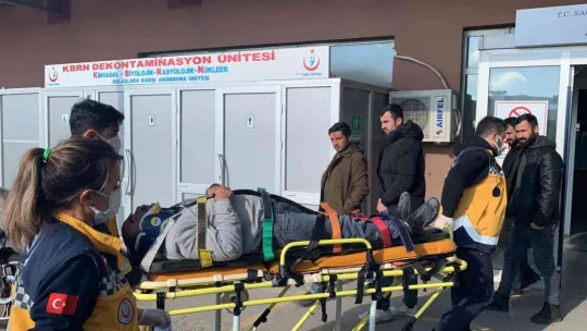 Tekirdağ'da yüksekten düşen inşaat işçisi yaralandı