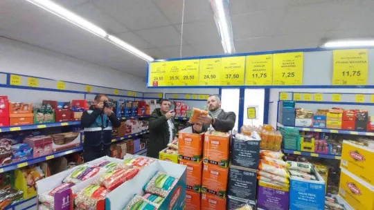 Tekirdağ'da zincir marketlere şok denetim