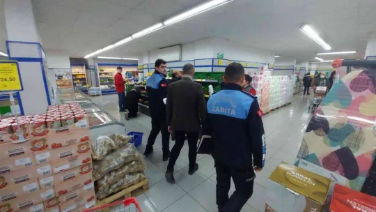 Tekirdağ'da zincir marketlere şok denetim
