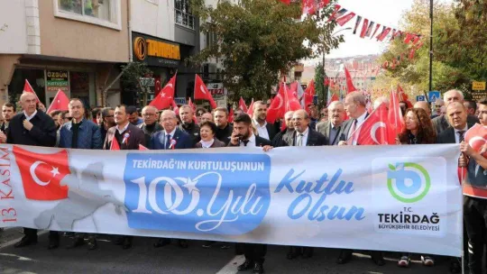 Tekirdağ'ın kurtuluşunun 100. yılında muhteşem gösteri