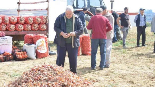 Tekirdağ soğanı coğrafi işaret aldı: 3 bin ton ürün bekleniyor