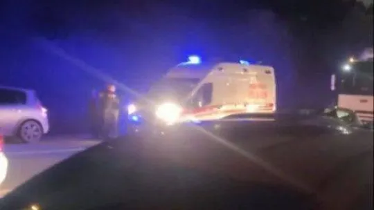 TEM'de 5 araç birbirine girdi: 1 yaşındaki bebek yaralandı