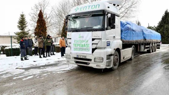Tepebaşı depremzedeler için seferber oldu