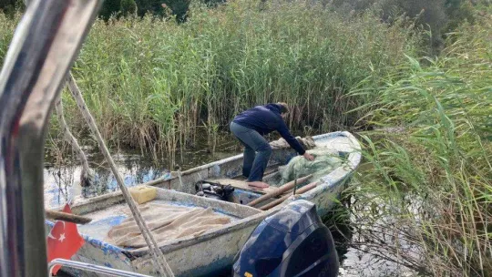 Terkos Gölü'nde kaçak balık avına 11 bin 140 TL ceza