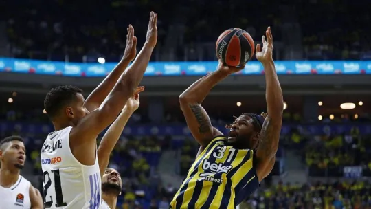 THY Euroleague: Fenerbahçe Beko: 71 - Real Madrid: 85