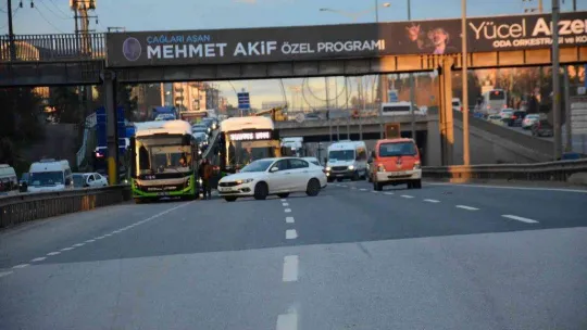 Tırın taşıdığı platform tünele sıkıştı, D-100 Ankara istikameti trafiğe kapandı