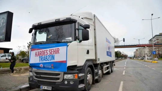 Trabzon deprem bölgesi için seferber oldu