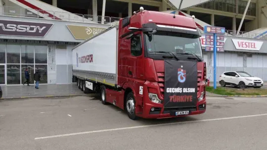 Trabzonspor'dan deprem bölgelerine yardım