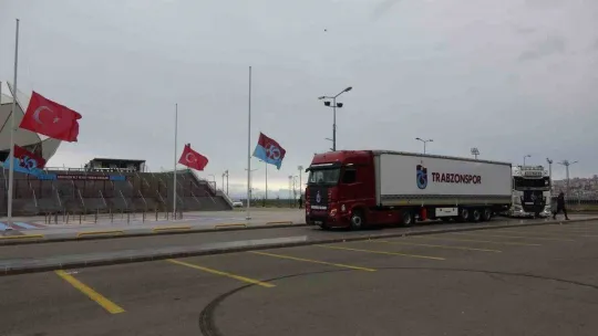 Trabzonspor'dan deprem bölgelerine yardım