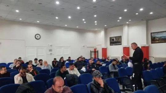 Trafik kazalarında 'Olay Yeri Yönetimi' eğitimi verildi
