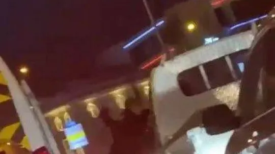 Trafikteki yol verme kavgaları kamerada