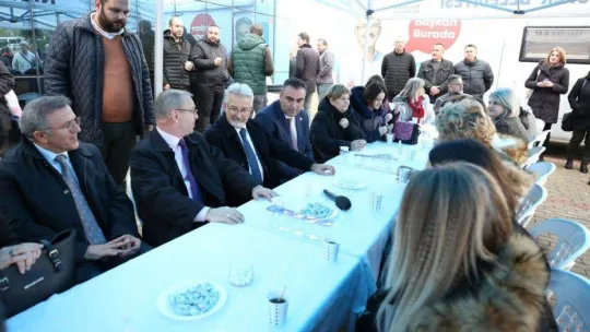 Turgay Erdem, Kurtuluş Mahallesi'nde vatandaşı dinledi