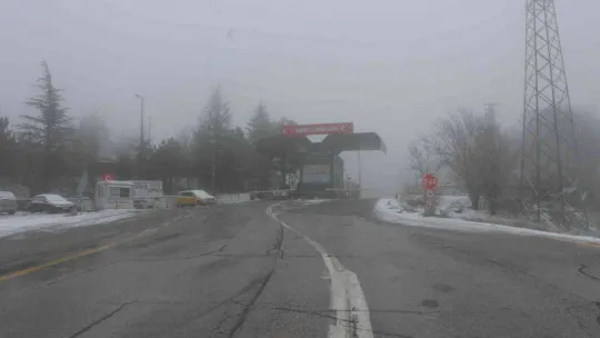 Türkiye-Bulgaristan sınırı beyaza büründü