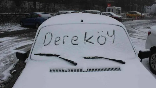 Türkiye-Bulgaristan sınırı beyaza büründü