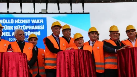 Türkiye'nin en büyük 'Atatürk' kütüphanesinin temeli Ataşehir'de atıldı