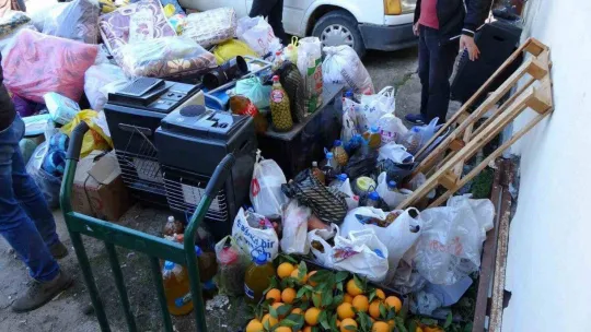 Türkiye'nin yangında seferber olduğu Manavgat, depremzedeler için tek yürek