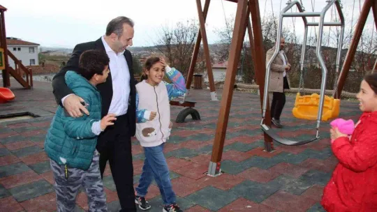 Tutuk'tan yeni çocuk parklarında inceleme