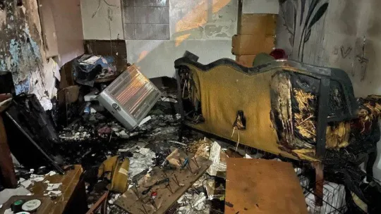 Tütün dükkanı yandı, patlama herkesi korkuttu