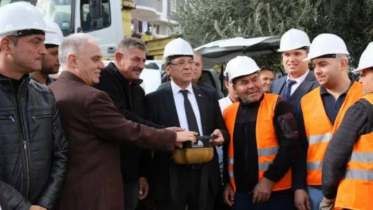 Tuzcumurat mahalle evi temeli atıldı