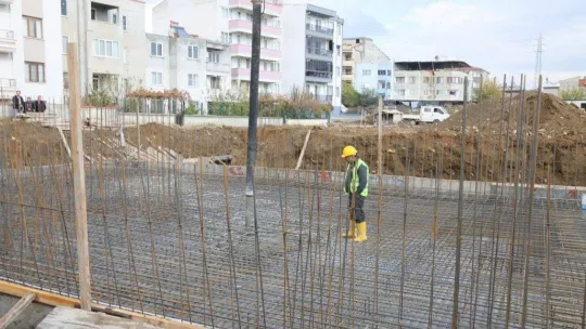 Tuzcumurat mahalle evi temeli atıldı