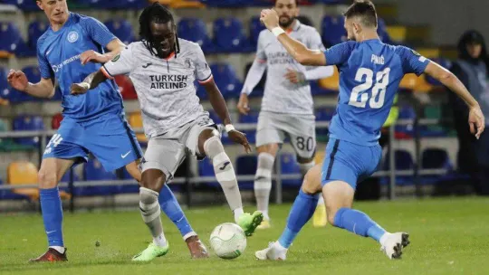 UEFA Konferans Ligi: Rigas FS: 0 - Başakşehir: 0 (İlk yarı)