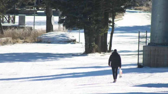Uludağ beyaz gelinliğini giydi
