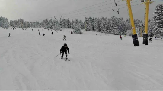 Uludağ'da kar bereketi