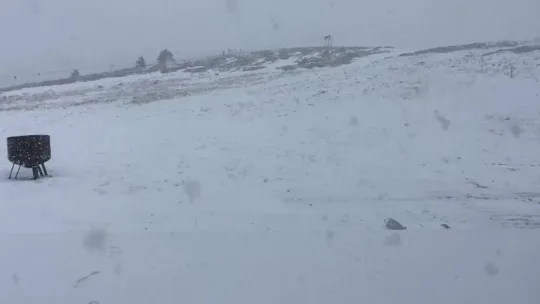 Uludağ'da kar yağışı başladı