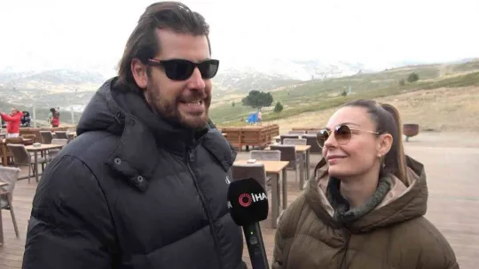 Uludağ'da kar yok sanat var