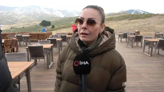 Uludağ'da kar yok sanat var